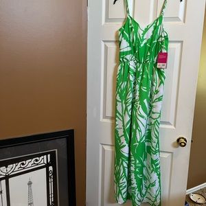 Lily Pulitzer for Target green and white jumpsuit